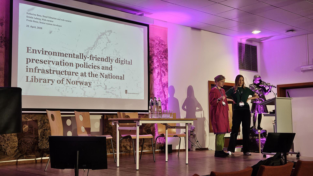 Katy Boss presenterte om bærekraft under IIPC 2026